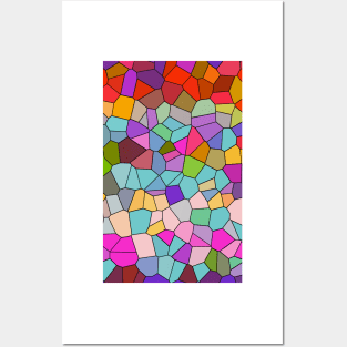 colored triangles iPhone case Posters and Art